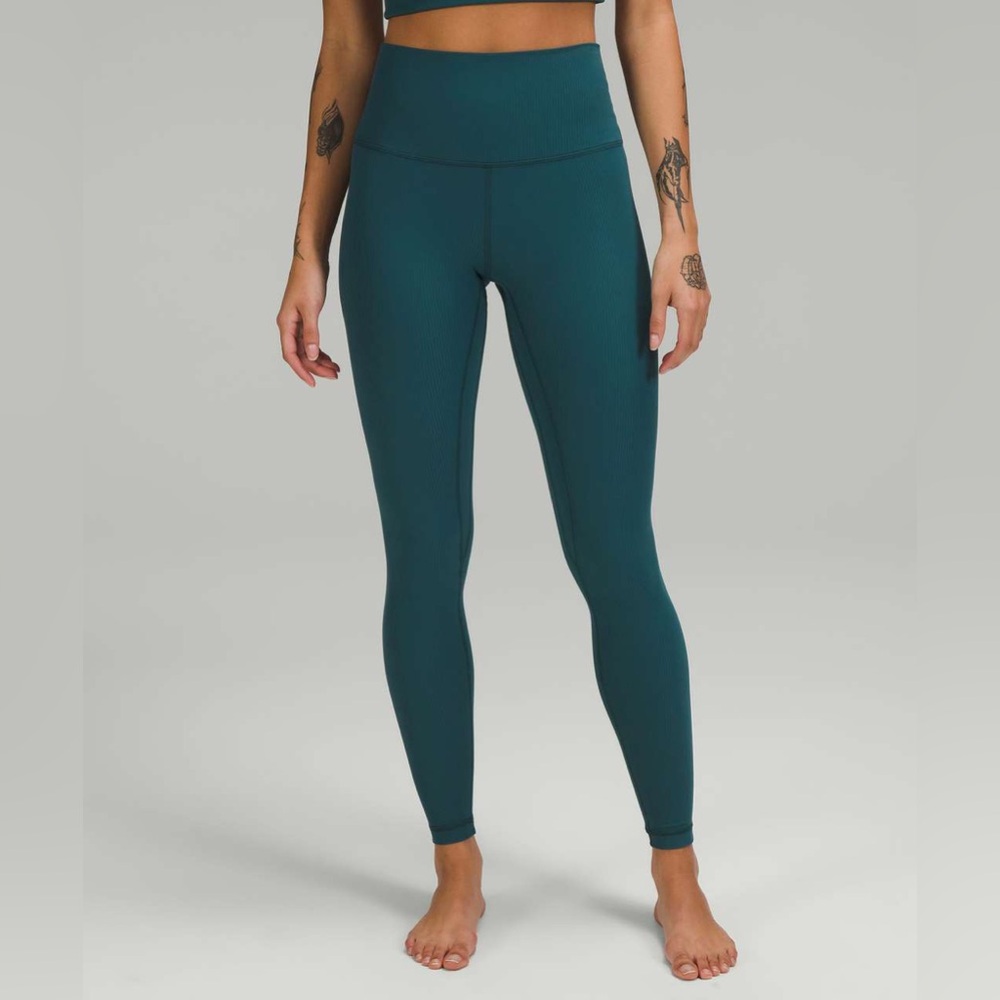 Lululemon Align High Rise Green Jasper Leggings 25”